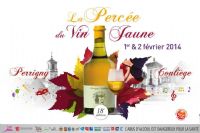 La Percée du vin jaune. Du 1er au 2 février 2014 à Conliège. Jura. 